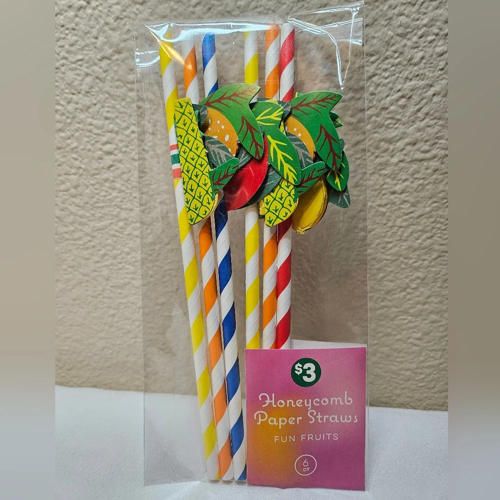 12 Count Straws And Cups Set NEW